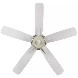 Home Decorators Ceiling Fan 52"x18.70" Integrated LED White w/Remote+Light Kit - Picture 1 of 10
