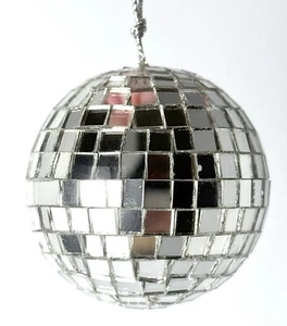 Vintage Mirror Disco Ball Ornaments Kurt Adler 2.5” Christmas Tree Decor Set 36 - Picture 1 of 8