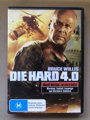 Die Hard 4.0 (DVD 2007) Region 4 Action,Thriller, Bruce Willis, Justin Long - image 1 of 2