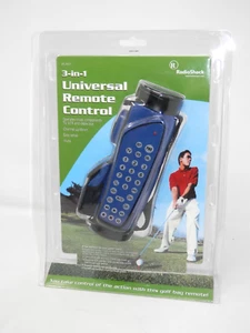 Radio Shack Golf Bag 3-in-1 Universal Remote Control TV VCR Cable Infrared NEW - Picture 1 of 8