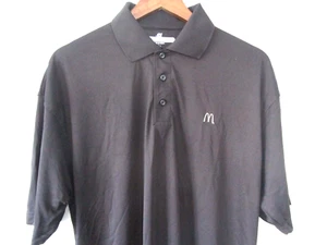 Blue Generation Poloshirt Herren Large schwarz (M-Logo) 100% Polyester NEU - Bild 1 von 9