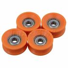 4PCS U Groove Sealed Ball Bearing 606ZZ 6x30x13mm Wire Track Guide Pulley