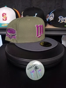 Exclusive New Era 59FIFTY Minnesota Twins Fitted Hat Size 8 - Picture 1 of 6