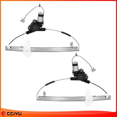Power Window Regulator For 2004-2015 Nissan Titan Armada Rear LH RH Set w/ Motor - Image 1 of 4