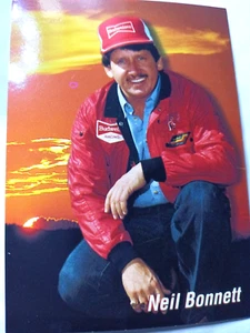* NEIL BONNETT 1994 FINISH LINE single 1 of 5 subset Race card - Picture 1 of 6