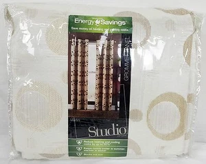 JCPenney Studio Energy Savings Martini Grommet Panel – 50” x 84” - Natural Multi - Picture 1 of 4