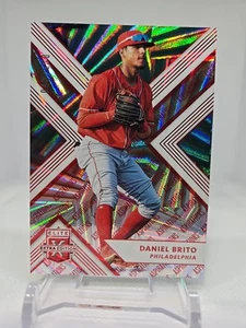 2018 Elite Extra Edition Daniel Brito 48/150 Aspirations #132 Philly Phillies - Picture 1 of 2