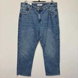 NWT Garage Denim Women Slouchy Jeans Size 13 / 31W Blue Denim D022 -27 - Picture 1 of 22