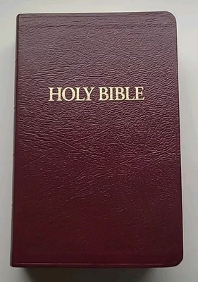 Bible Zondervan KJV Reference Giant Print Burgandy - Image 1 of 4