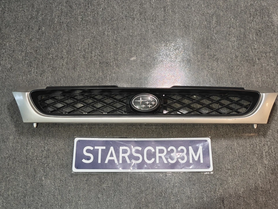 Subaru Impreza 1997-2001 parrilla emblema plateado 2,5RS GC8 Outback Sport Foto 1 de 4