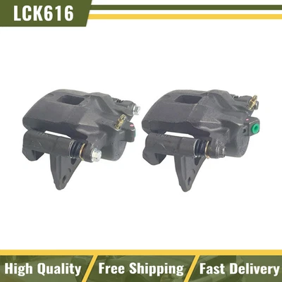 For 1998-2002 Toyota Corolla Front Left & Right Disc Brake Calipers with Bracket - Image 1 of 4