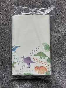 Table Fun Paper Dinosaur Table Cover 180x120cm Green - Picture 1 of 4