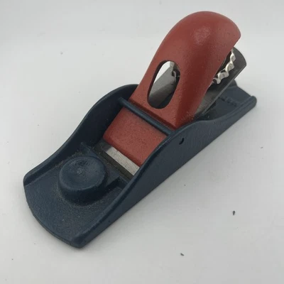 Vintage Stanley XC-247 Wood Planer Plane Red and blue h1247 blade NICE - Image 1 of 4