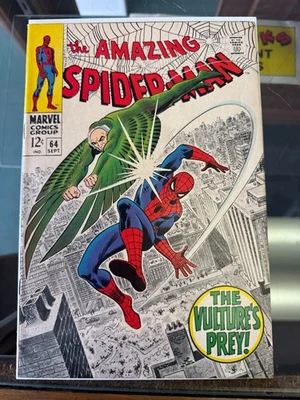 Amazing Spider-Man #64 Marvel 1968 - Vulture Appearance - Very Fine+ 8.5 - Image 1 of 2