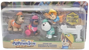 Disney Jr Pupstruction Figure Set - Tank Phinny Roxy Luna Barricade Nuovo ~ Sigillato - Foto 1 di 8