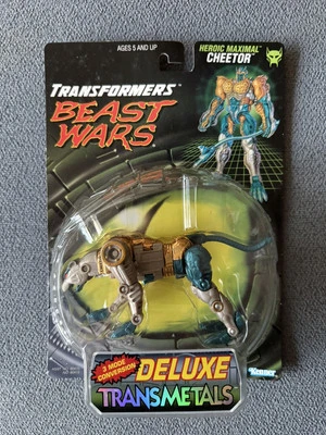 TRANSFORMERS BEAST WARS DELUXE TRANSMETALS HEROIC MAXIMAL CHEETOR 1997 New - Image 1 of 4