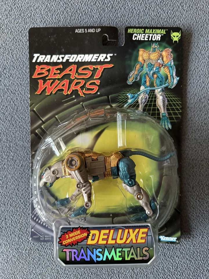 TRANSFORMERS BEAST WARS DELUXE TRANSMETALS HEROIC MAXIMAL CHEETOR 1997 New - Image 1 of 4