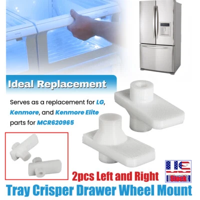 Bandeja de verduras para refrigerador LG MCR620965 L+R 2 PIEZAS Foto 1 de 4