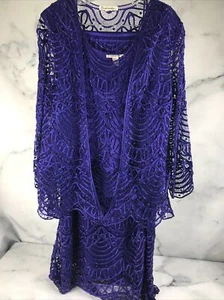 Mother of the Bride NEW Embroidered Lace 3 Piece Set XL - Picture 1 of 8