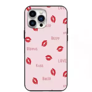 Kiss Beso Bisous Bacio Phone Case for iPhone 7 8 X XS XR SE 11 12 13 14 Pro Max - Picture 1 of 31