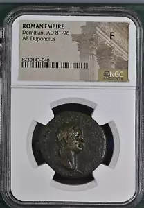DOMITIAN 81-96AD. DUPONDIUS 8230143-040 - Picture 1 of 6