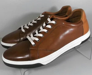 271900 SD50 MEN'S SHOES SIZE 9 M BROWN LEATHER LACE UP JOHNSTON & MURPHY - Picture 1 of 6