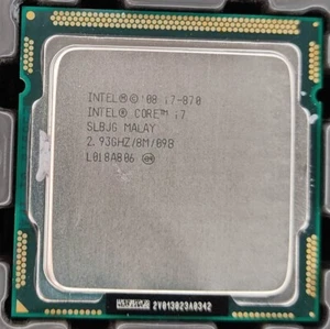 Procesador CPU de cuatro núcleos Intel SLBJG Core i7-870 2,93 GHz LGA1156 - Imagen 1 de 1