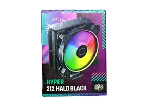 Cooler Master Hyper 212 Halo Black CPU Air Cooler 4 Pipes Gen 2 LED - Afbeelding 1 van 3