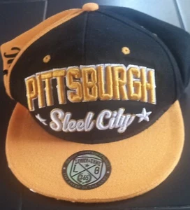 PITTSBURGH STEEL CITY ADJUSTABLE CAP HAT NEW WITH STICKER - Picture 1 of 2