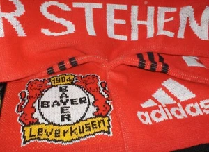BAYER 04 LEVERKUSEN  Schal LOGO - WIR STEHEN ZU DIR !  Neu,Lizenzware,Rarität - Bild 1 von 1