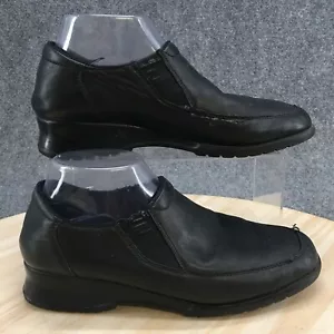 Zapatos Rieker para mujer 39 mocasines sin cordones cuero negro informales torso bajo confort - Imagen 1 de 11