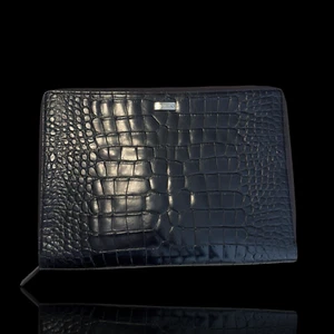 MONTBLANC *MST* A4 Kroko Leder Mappe Laptop iPad Tasche 38x27x3 cm NP:1390€ -123 - Bild 1 von 13
