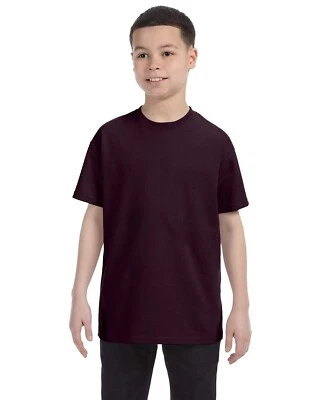 Gildan Youth algodón pesado preencogido 5,3 oz. Camiseta manga corta G500B XS-XL Foto 1 de 2