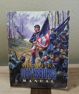 SID MEIER'S GETTYSBURG! PC GAME MANUAL (1997 PAPERBACK) - Picture 1 of 23