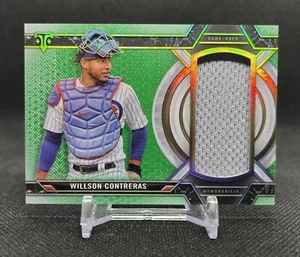 Triple Threads Wilson Contreras 2021 Jumbo Player usado reliquia esmeralda/27 SP - Imagen 1 de 3