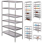 PORTABLE 2-10 TIER SHOE RACK STAND COMPACT SPACE SAVING STORAGE ORGANISER SHELF