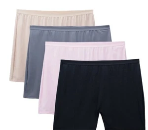 Women's Plus Size Microfiber Slip Short Underwear 3 Pack, READ*** - Picture 1 of 3