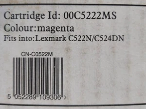 Compatible with Lexmark C522N Magenta Toner Cartridge C524DN C530DN C532DN C534D - Picture 1 of 1
