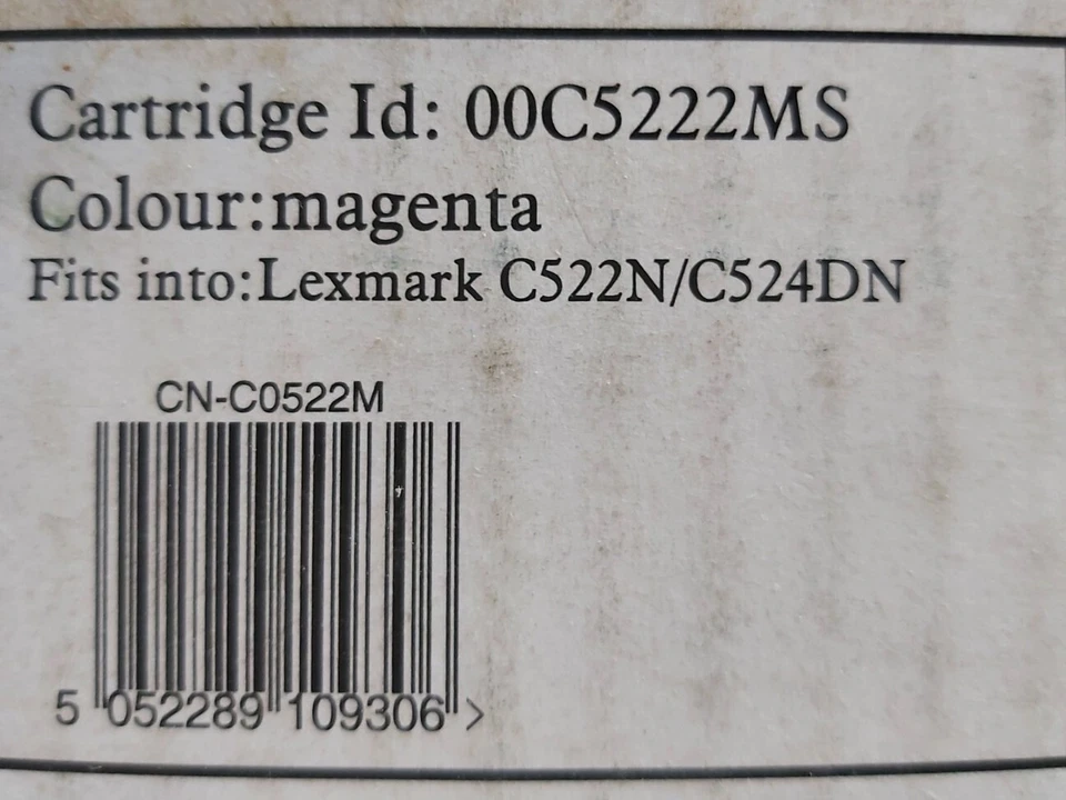 Compatible with Lexmark C522N Magenta Toner Cartridge C524DN C530DN C532DN C534D - Image 1 of 1