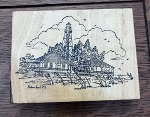 SANIBEL ISLAND FL. LIGHTHOUSE GUMMISTEMPEL GUMMI DUB DUB BRIEFMARKEN 1999 - Bild 1 von 3