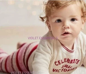 NEU MIT ETIKETT GYMBOREE BABY MÄDCHEN URLAUB WEIHNACHTEN TOP & STRICKHOSE SET (ROT/ROSA/BEIGE) - Bild 1 von 5