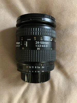 Nikon AF Nikkor 24-50mm F/3.3-4.5 D Autofocus Lens Made in Japan - Image 1 of 4