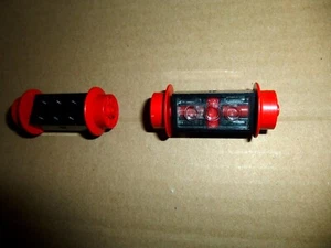 Old: Lego Train 4 Vintage Wagon Wheels Red x797 - & Bricks Look - Picture 1 of 1