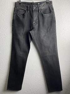 Roark Revival Men's HWY 128 Straight Fit Denim Jeans Worn Black Size 31 x 30 - Picture 1 of 4