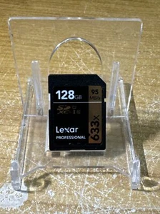 Carte mémoire Lexar Pro 128 Go 95 Mo/s 633X classe 10 UHS 1 SDXC I EX - Photo 1 sur 2
