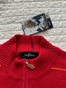 Men’s JACK NICKLAUS RED LEGACY 18 XXL Sweater quarter zip - Picture 1 of 7