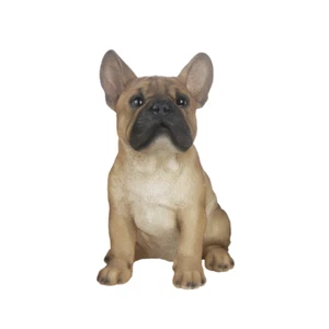 ESSCHERT DESIGN Sitting French Bulldog Statue - Brown - Picture 1 of 2