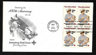 #1910  18c Red Cross Centennial - Artmaster  FDCB4 - Image 1 of 2