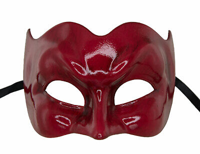Maschera Di Venezia Brighella Rosso Carnevale Travestimento Festa 338 V78 • 42.79€