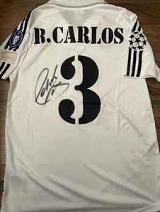 Roberto Carlos Signed Real Madrid Shirt - Picture 1 of 1